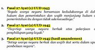 Pasal 27 Ayat 2 Undang Undang Dasar 1945 Adalah